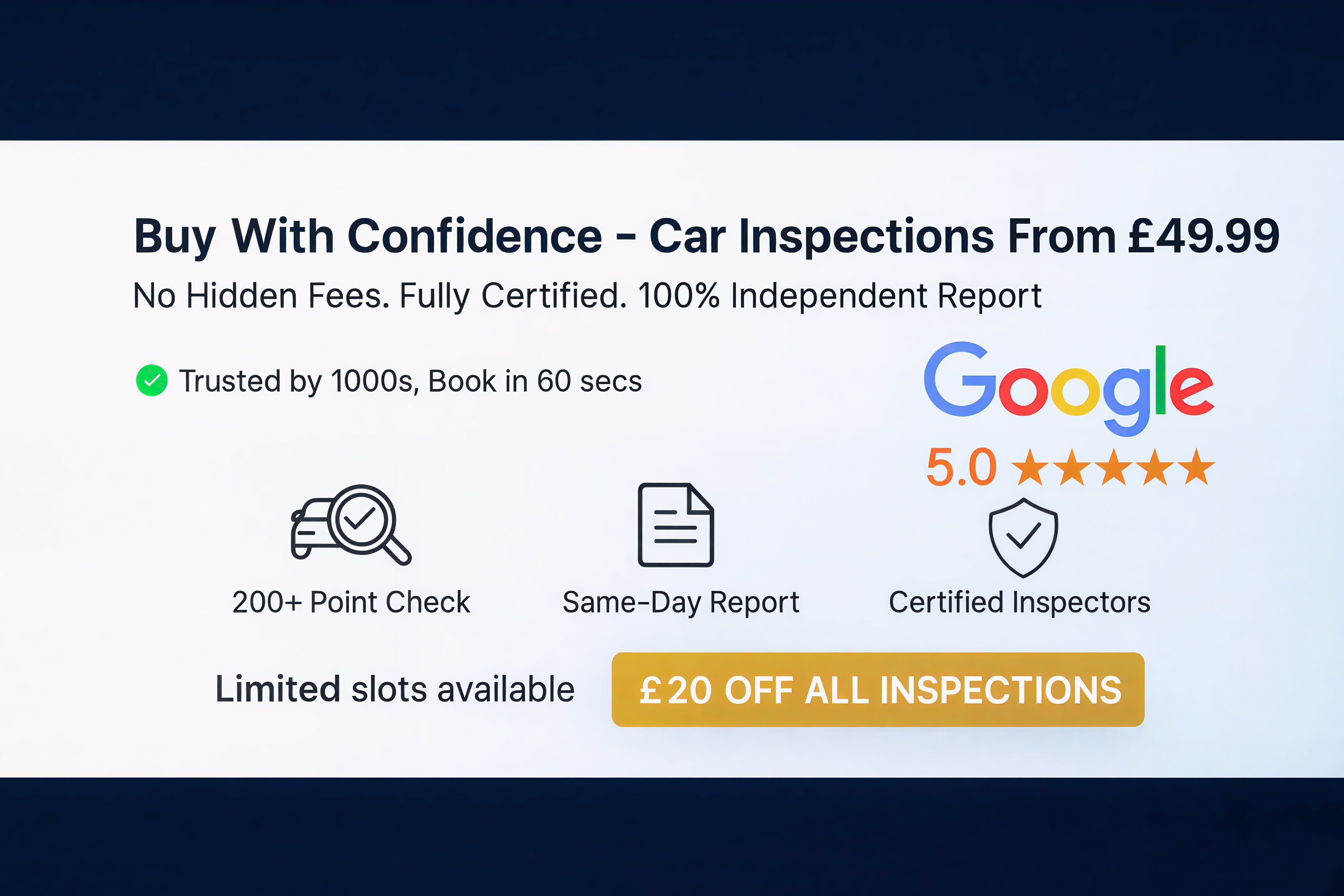 Car inspections in London